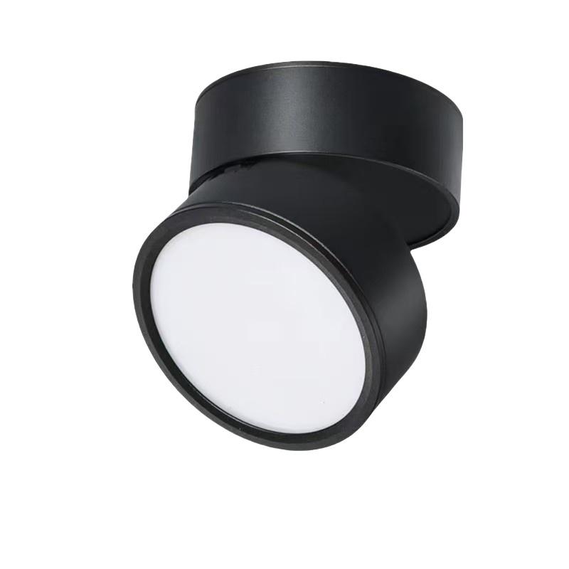 

Ultra thin Rotatable Surface Mounted Dimmable LED 7W10W15W20W24W Downlight Anti Glare AC85-290V Ceiling Spotlight Lamp Bulb Indo 7W Non dimmable&Cold White 6000K чорний