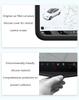 For Tesla Model 3/Y 2021-2025 Silicone Protective Frame Edge Cover Central Navigation Screen Protector Central Panel Sticker