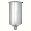 1000ML Metal Spray Gun Cup - Gravity Feed Refillable Paint Sprayer Pot For Automotive Crafts Painting Spray Gun Accessories