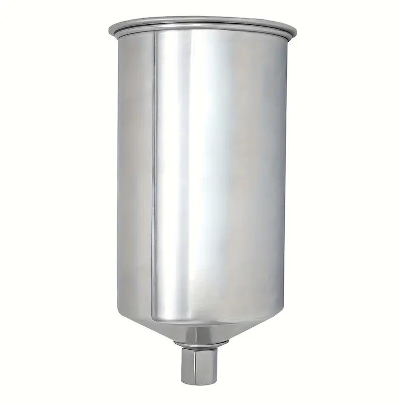 1000ML Metal Spray Gun Cup - Gravity Feed Refillable Paint Sprayer Pot For Automotive Crafts Painting Spray Gun Accessories