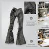 OB24 Blythe 1/6 Doll Outfit: Vintage Skinny Pants & Puff Sleeve Top