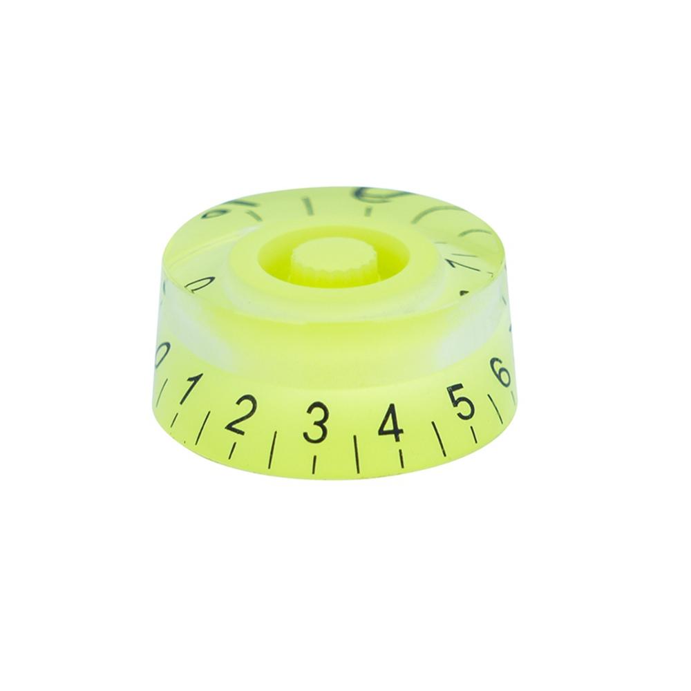 

1pcs guitar volume Knobs Top Hat Knobs Speed Volume Tone Pedal Control Knobs for Electric Guitar Bass 29 Colors фарби люмінесцентні зелений колір