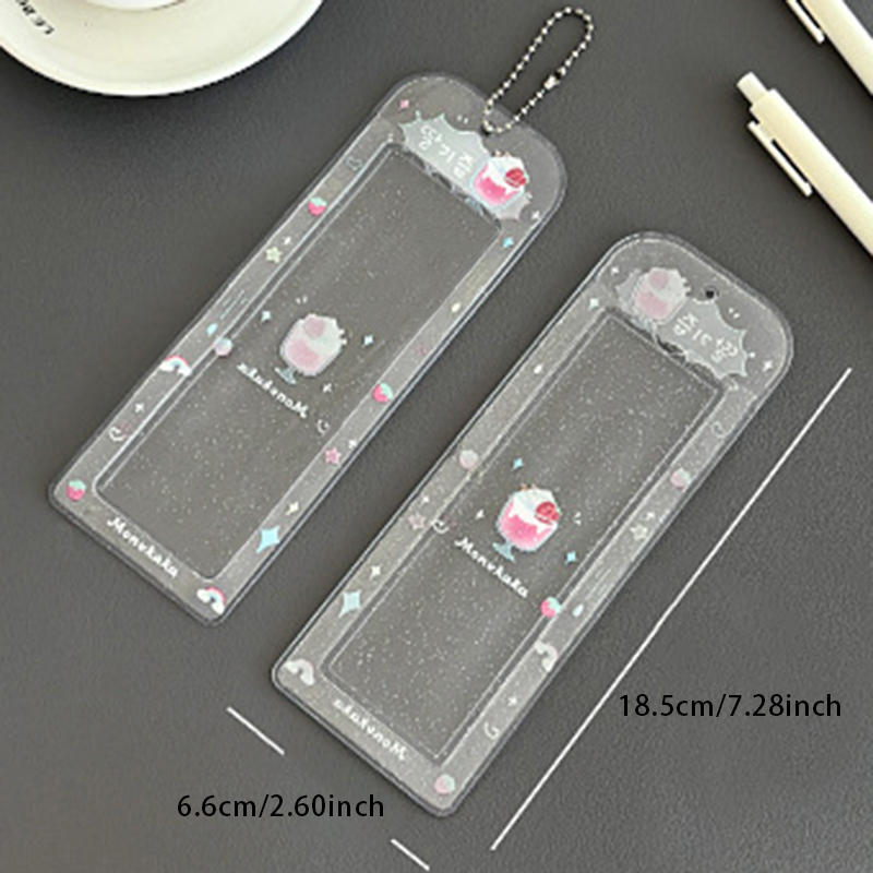 1PC PVC Glitter Jelly Photo Booth Frames-Cartoon Photo Booth Album For 2 Inch Photo Strips Wedding Album 2x4 KPOP Photo Holder