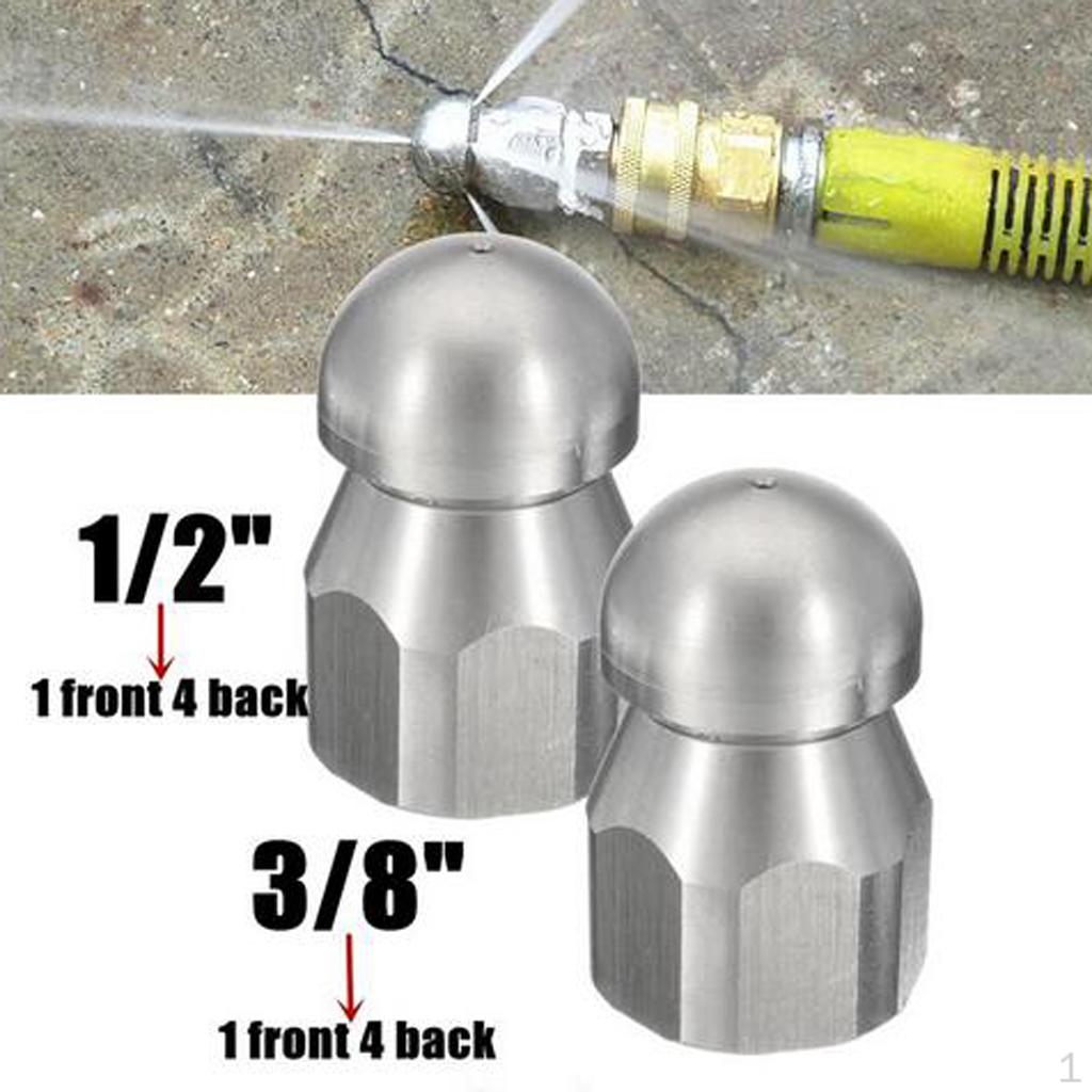 Stainless Steel Drain Cleaning Attachment for Pressure Washers B