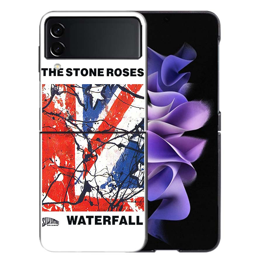 The Stone-R-Roses Phone Case For Samsung Z Flip 6 7 5G Galaxy Z Flip 5 4 3 5G Cases Shockproof Hard Cover TPU