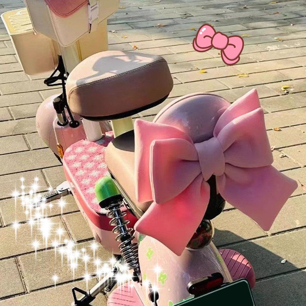 Decorazione Fiocco Casco Moto Casco Bici Elettrica Accessori Decorazione Carrozzeria Auto Tipo Ventosa Fiocco Per Ragazza Donna