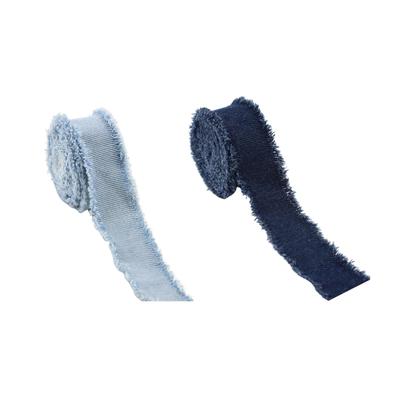 Denim Ribbon Versatile Craft Projects Decoration Length 1.5M Embellishments for Skirts Garment Headband Clothes Table Runners