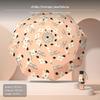 5Fold Sun Umbrella, UPF50+ Ultraviolet Protection, Portable Pocket Umbrella Moshang Flower