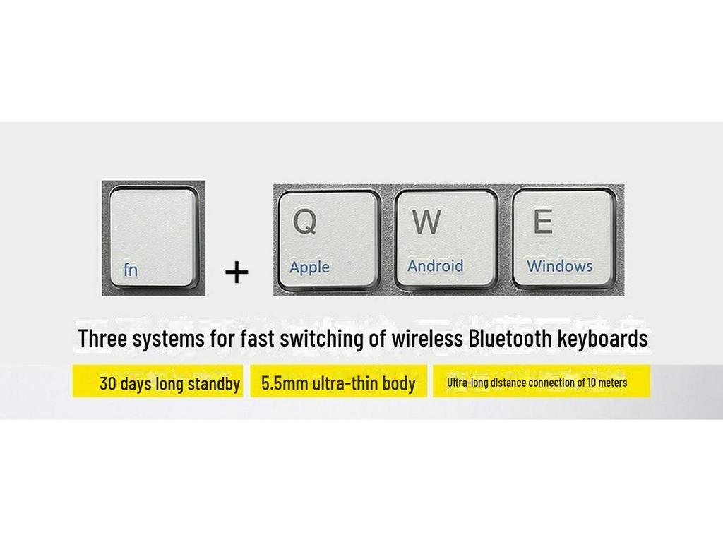 X5 Wireless Bluetooth Keyboard: Perfect for Apple iPad, Notebook, Mobile Phone, and Tablet - Magic Control Compatible.