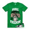 1 Lucky Green White Black High T Shirt Match MM