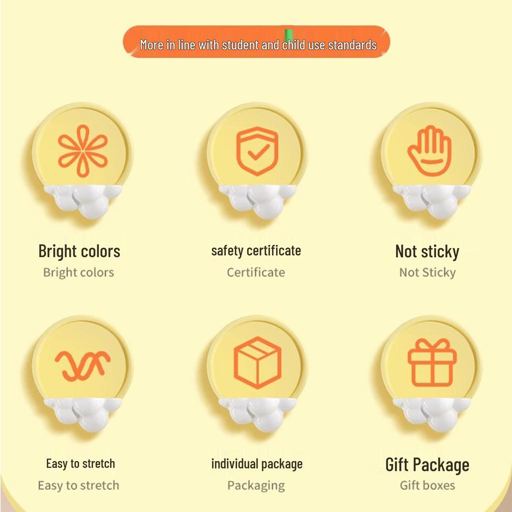 24-Color Ultra-Light Non-Sticky Odorless Clay Set for Kids with Storage Box - Perfect for Kindergarten & Gifts