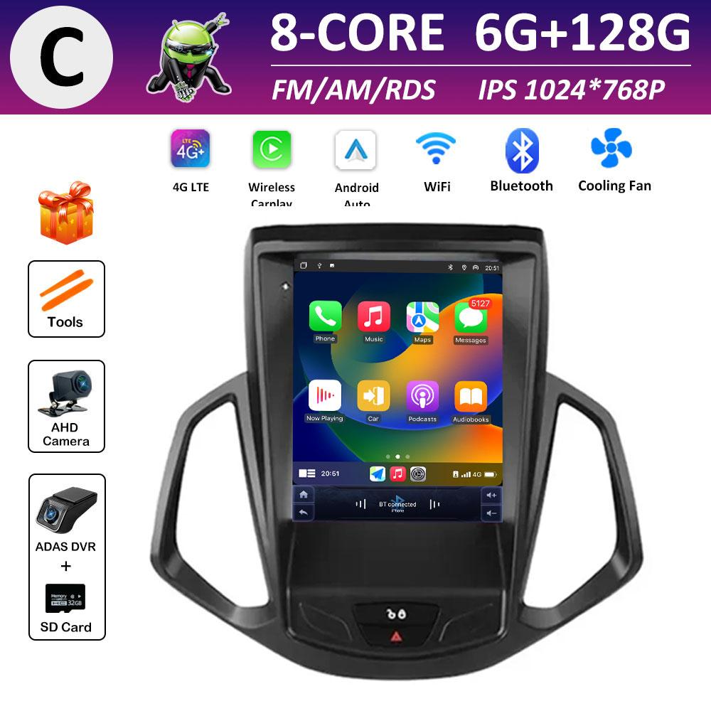 Autoradio GPS Navigation for Ford EcoSport 2013 2014 2015 2016 - 2017 Car Multimedia Video Radio Player Android OS WIFI No 2 Din