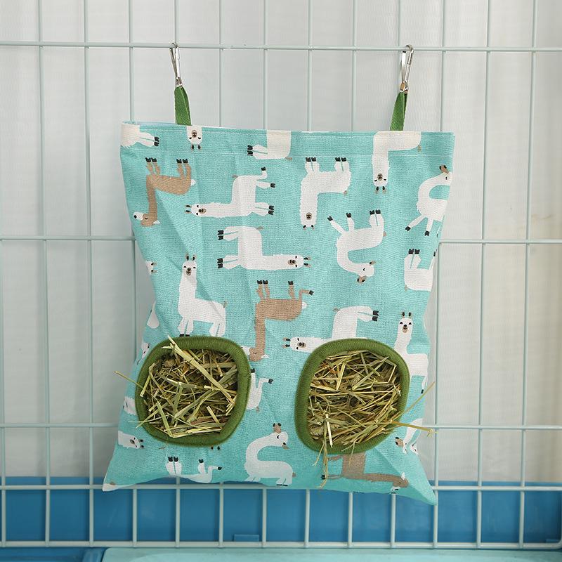 Hanging Hay Bag for Rabbits and Guinea Pigs - Cross-Border Grass Feeding Accessory