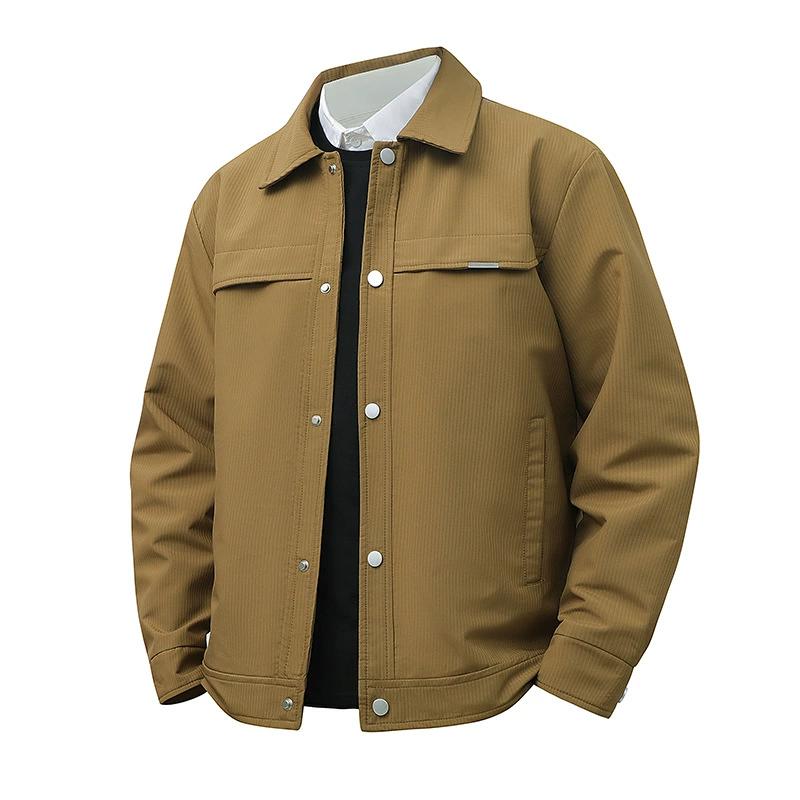 Fat and Plus Size Men's Casual Collar Jacket, Fashionable and Versatile Men's Jacket
