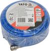 PVC PNEUMATIC HOSE 10mm x 20m WITH QUICK COUPLINGS / YT-24225 / YATO