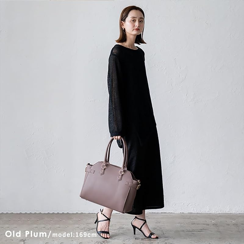 [VITAFELICE] Vita Felice belt design 2WAY tote bag ladies sib-20044p (old plum)