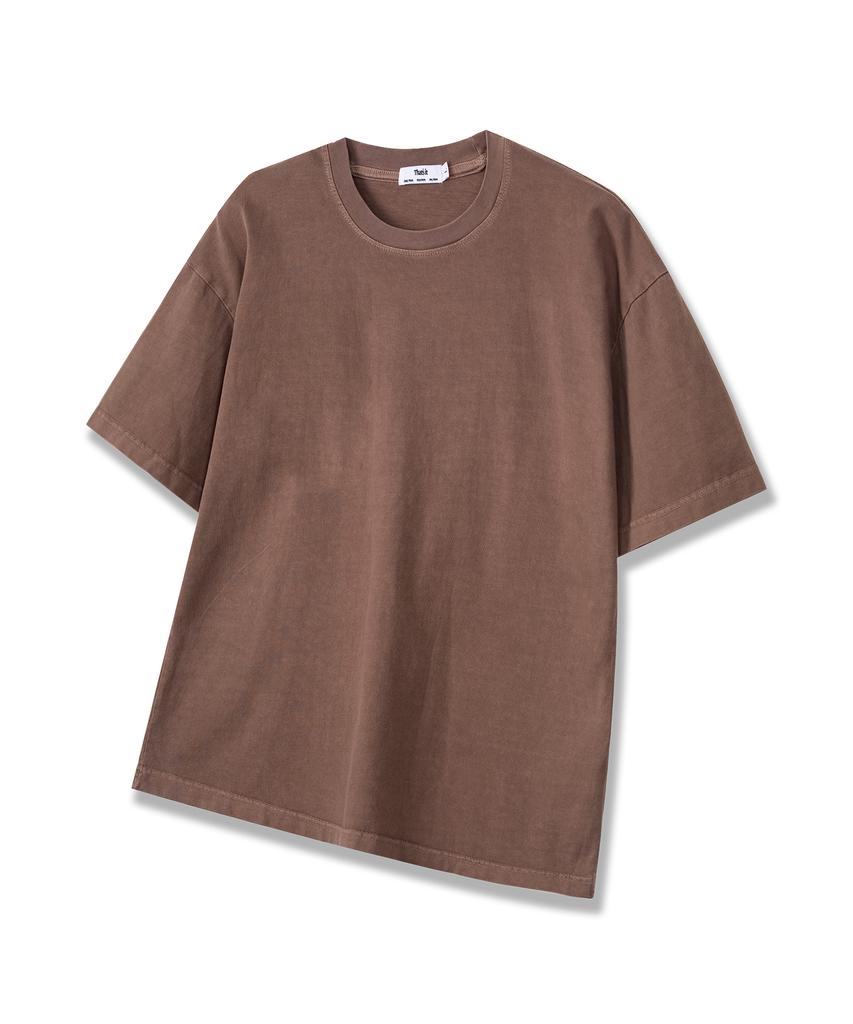 Descheuis Everyday Pigment Crop Short Sleeve Tee Brown