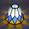 Modern Stained Glass Lampshade, Replacement Lamp Shades with Fan Light, Wall Lamp and Chandeliers