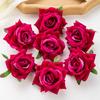 10Pcs Artificial Flowers for Scrapbook New 's Decortion Wedding Outdoor Garden Christmas Home Candy Box Flannel Rolled Roses