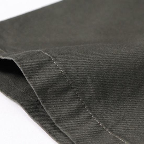 Hem Kurzarm Taschen Einfarbig Locker Knöpfe Hemd für die Schule