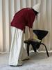 Louvre Spring Japanese Retro High-Density Cocoon-Shaped Wide-Leg Slimming Casual Pants for Women