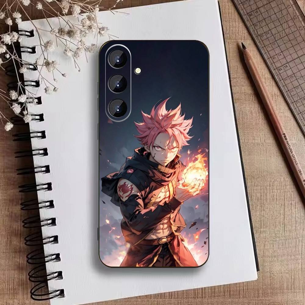 ANIME S-FAIRY TAIL Phone Case For Samsung Galaxy A73,A72,A71,A70,A52,A51 Others Soft Black Cover