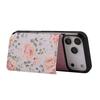 For iPhone 17 Pro Max Case Flower Leather TPU RFID Blocking Phone Cover Card Slots