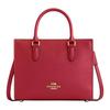 Maggie 25 Tote Bag Shopping Bag Pebble Grain Leather Handbag Women Tote Gold Red CY668-IMDN8