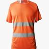 Fluorescenční reflexní košile s vysokou viditelností Tričko Safety Polo Tričko Stavební Košile Rychle schnoucí Pracovní oblečení Noční Cyklistika