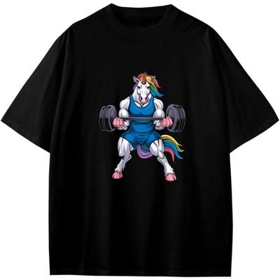 Vintage Cool Unicorn Fitness Anime Cartoon Gift Girls Boys Teens T-Shirt