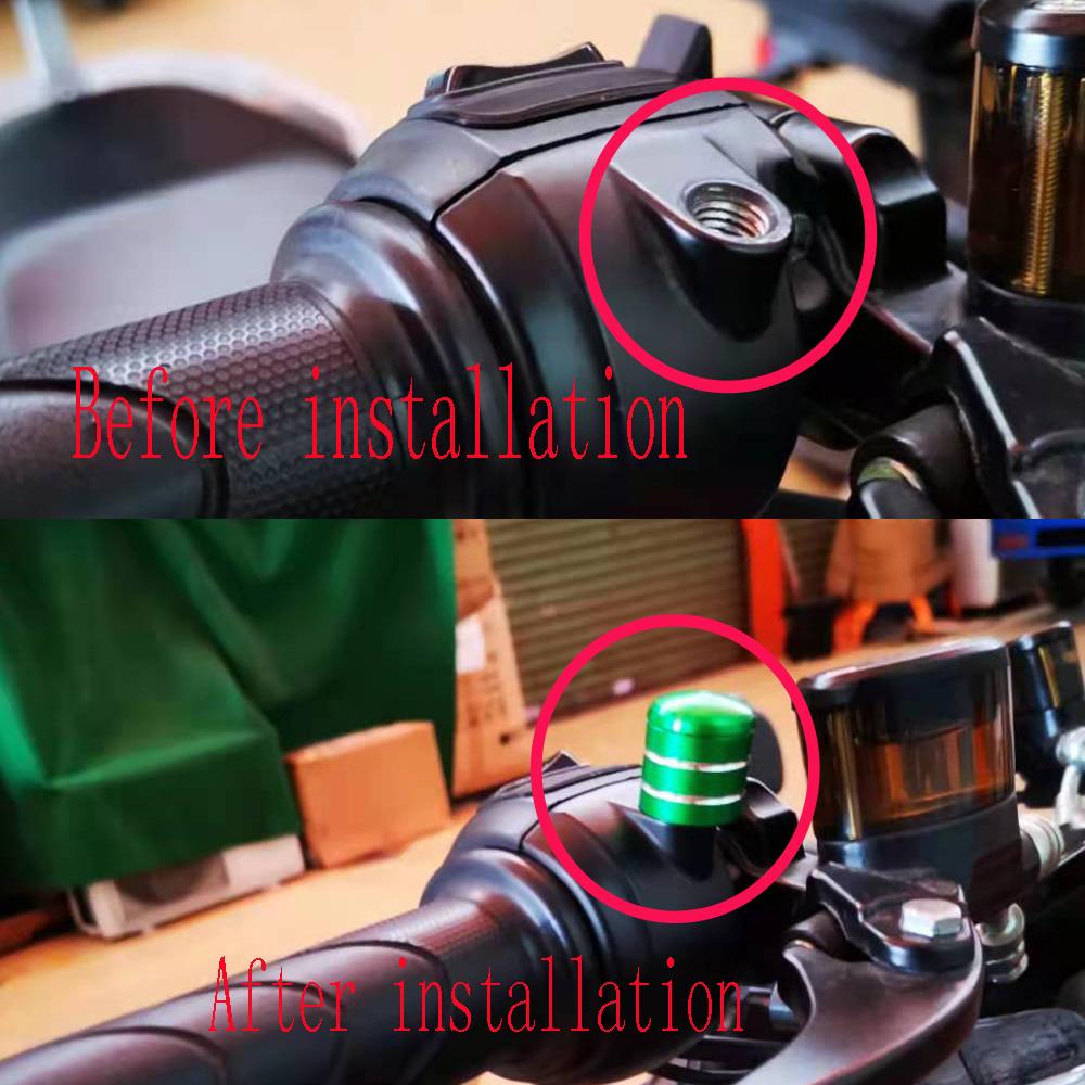 For Honda CB500X CB 500X Motorcycle rearview mirror thread bolts rear view adapter screws Decorative cover