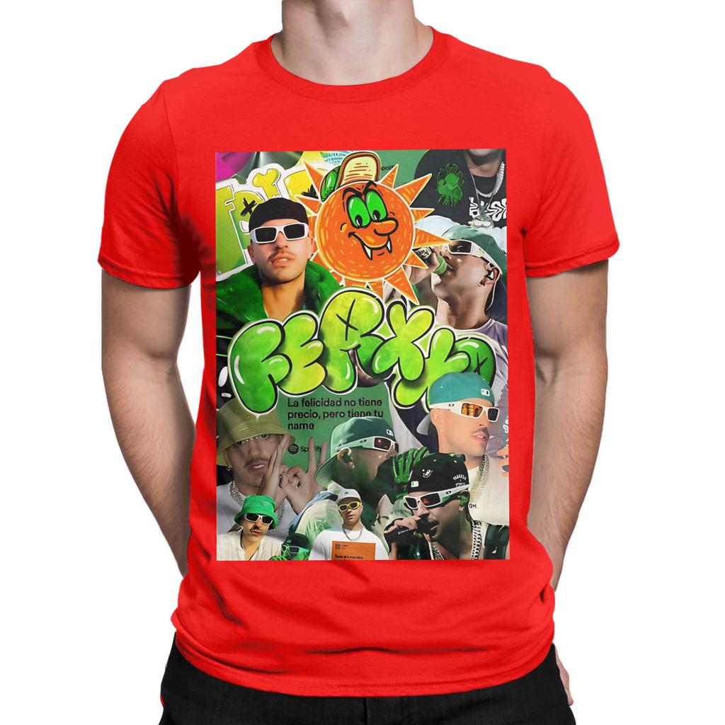 Collage Aesthetic Green Vibe Latin Street Art Funny 100 Cotton Tshirt Feid Tops Tees For Unisex