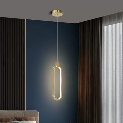Modern LED Minimalist Pendant Light Chandelier For Bedroom Restaurant Living Room Gold Black Hanging Lamp Decoration Fixtures