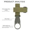 Hanging Bottle Buckle Clip Water Bottle Holder Keychain Belt Webbing Strap for Backpack Belt Outdoor Camping Traveling