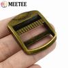 2/4/10Pcs Meetee 19/25/32/38mm Metal Adjustable Buckle Bag Straps Tri-Glide Clasp Webbing Connect Slider Buckles DIY Accessories