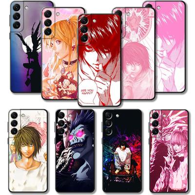 Pink Death Note Light Misa Phone Shell For Samsung Galaxy S23 S22 S21 S20 Fe Ultra S10 S9 S8 Plus Note 20ultra 10plus Case