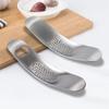 Creative Manual Curved Garlic Press Mincer Stainless Steel Food Ginger Crusher Vegetable Masher Shredder Kitchen Utensils