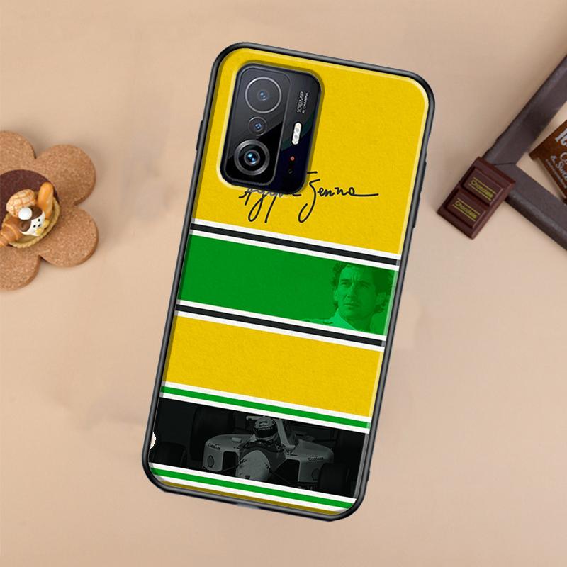 Ayrton Senna F1 Case For Xiaomi POCO X7 X6 Pro X3 X5 M6 F3 F5 F6 Pro 11T 12T 13T 14T Pro 13 14 Ultra Cover