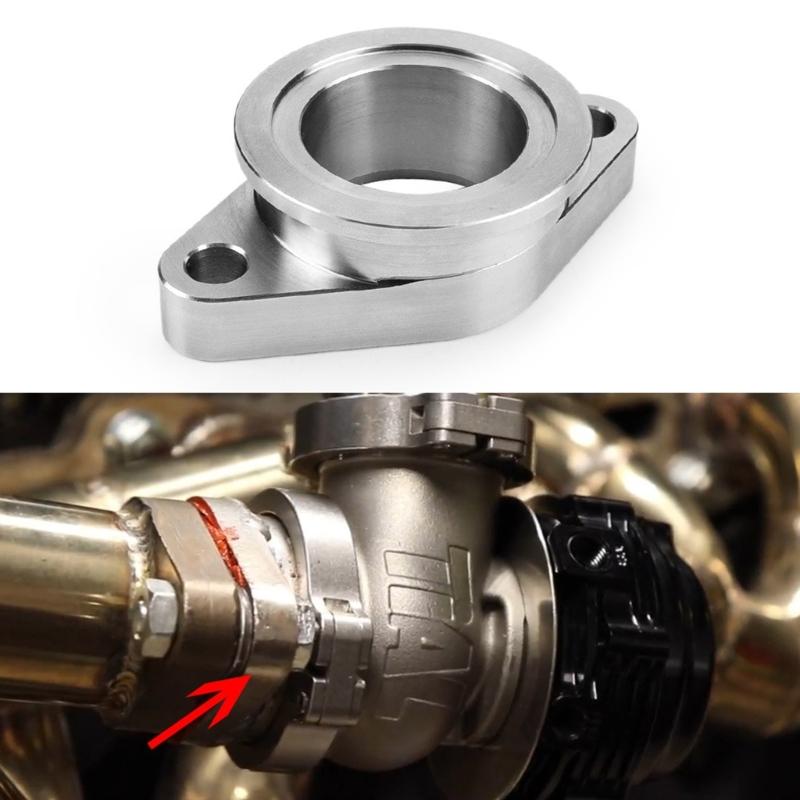 Steel 38mm To 38mm Flange Adapter Convenient 38mm To 38mm Manifold Adapter Easy To Install 2 Bolt Flange Adapter for DIY