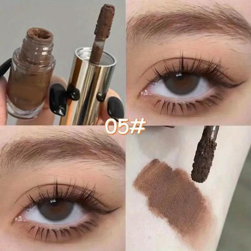 Flüssiger Lidschattenstift - Matt & Glitzer für Kontur & Augen-Make-up, Verblendbare Cremige Textur, Langanhaltend, Natürliches Augen-Make-up
