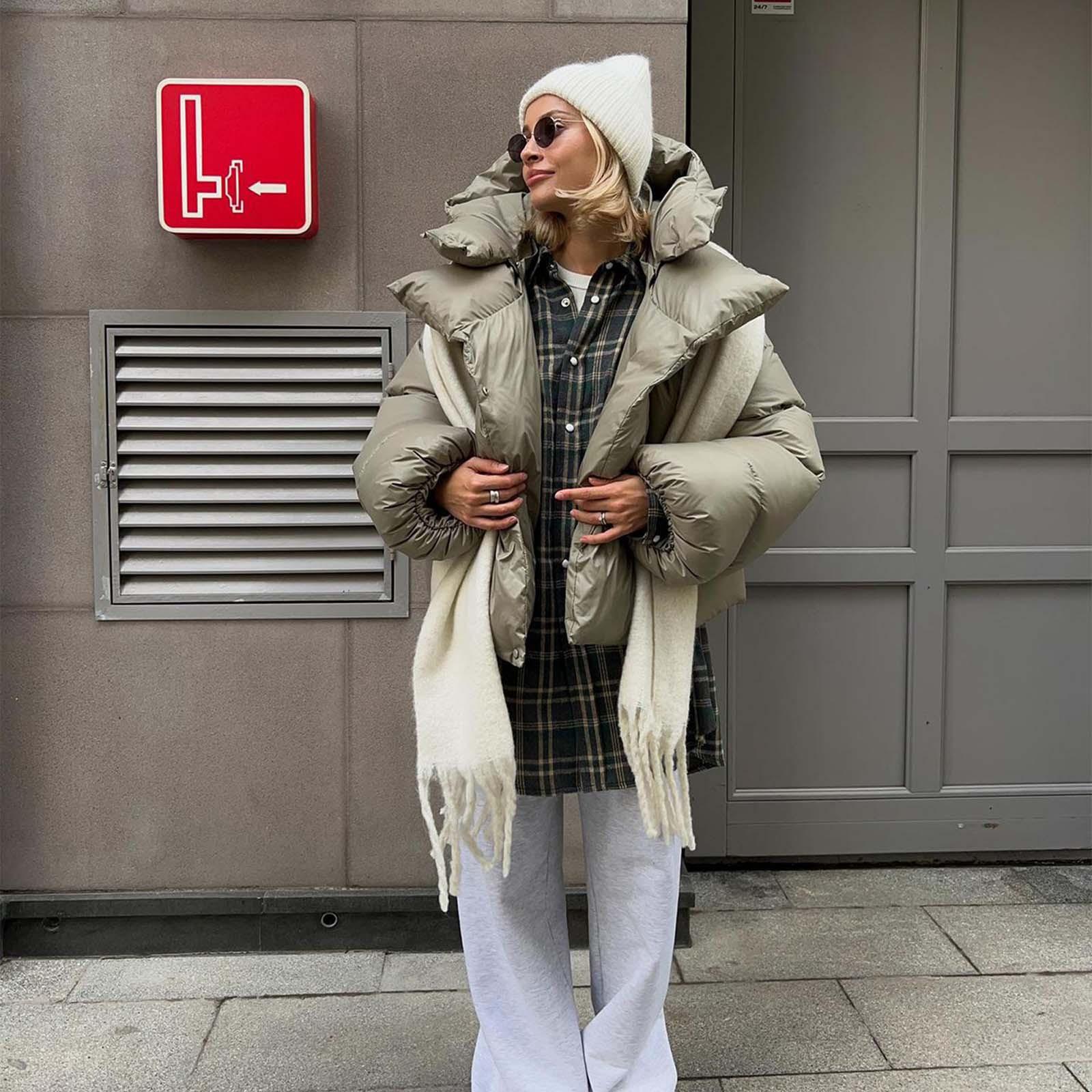 

Женские теплые хлопковые пальто осень-зима, толстые парки, топ с длинным рукавом, женские уличные модные толстовки с капюшоном, куртка с хлопковой подкладкой 2024 L