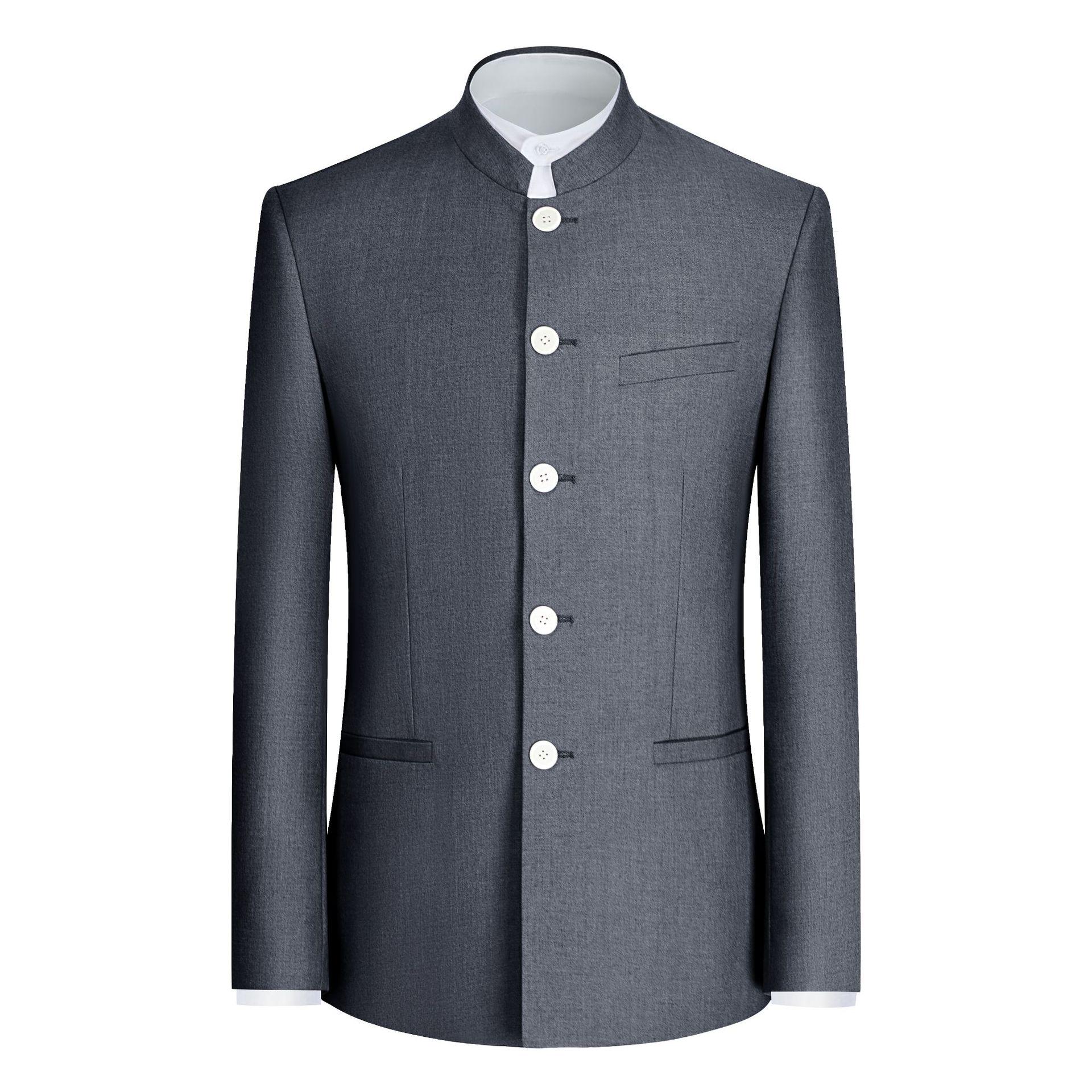 Men`s Slim Fit Zhongshan Suit Jacket