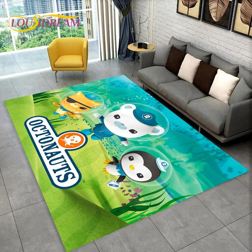 The Octonauts Barnacles Cute Cartoon Carpet Rug for Bedroom Living Room Home Sofa Decoration,Children Game Large Decor Floor Mat