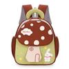 Cartoon Design 3D Mushroom Shape Backpack Lightweight Kindergarten Bookbag  Preschool Use
