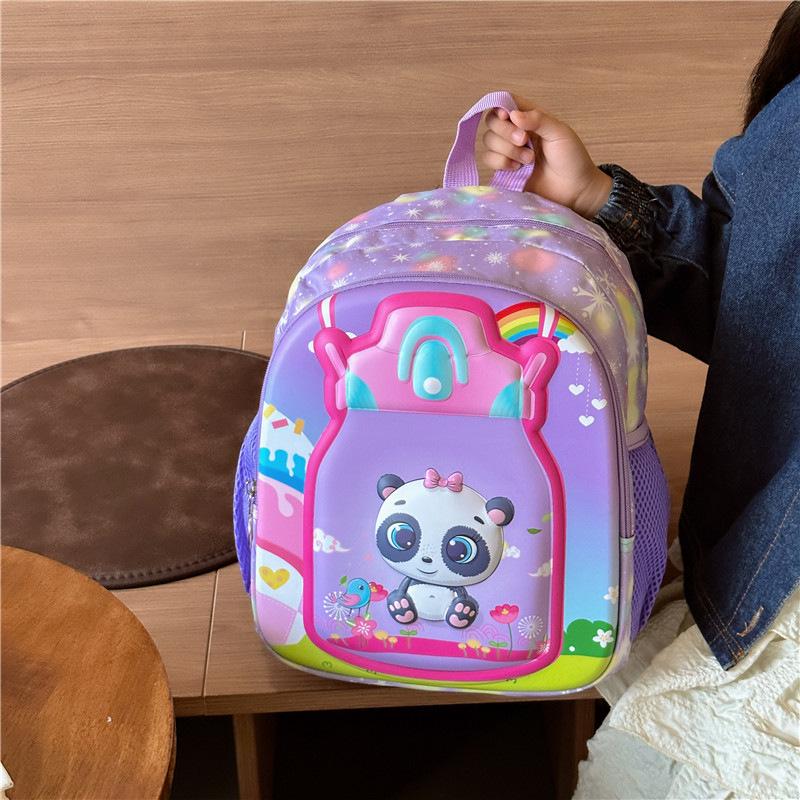 2025 Cartoon Kids' Backpack for Kindergarten & Elementary - Large Schoolbag for Boys & Girls