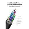 CABLETIME USB A to USB C Cable 10Gbps 3A USB 3.2 Cable 60W QC 3.0 Data Transfer for SSD Enclosure Phone Charging Data Sync