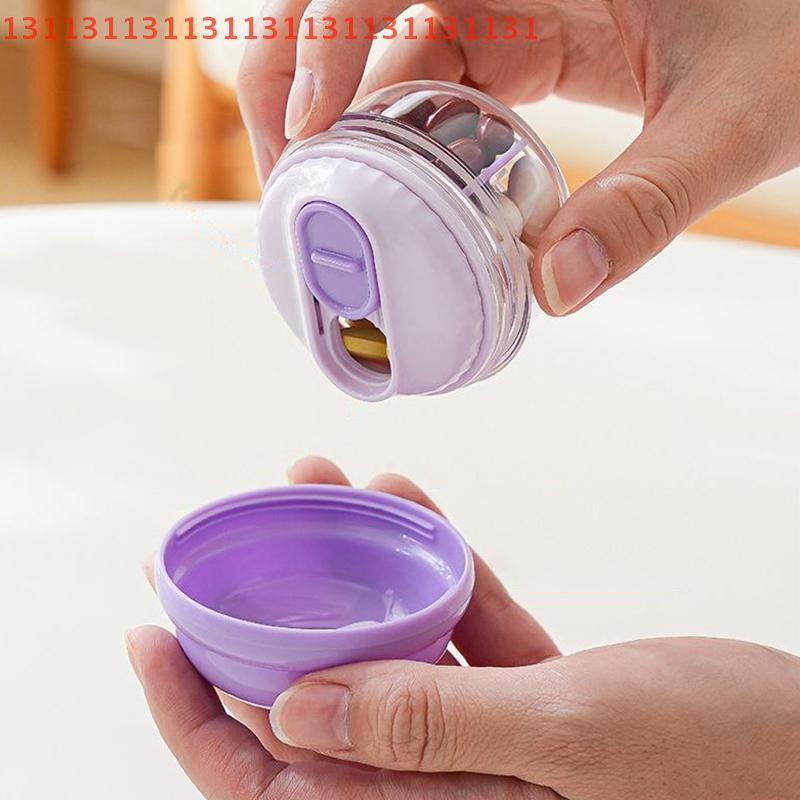 4 Grids Small Pill Cases Organizer Box Weekly Travel Pill Organizer Portable Pocket Pill Case Holder Plastic Container Box