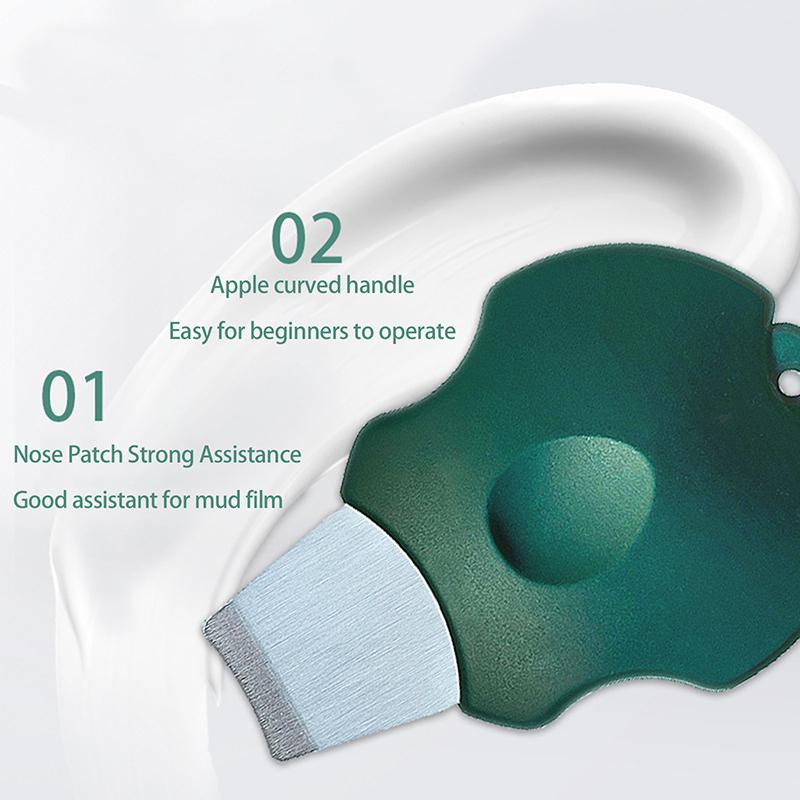 Portable Blackhead Spatula Exfoliator Deep Cleansing Remover Pore Cleaner Blackhead Removal Mini Beauty Device Skin Care Tool