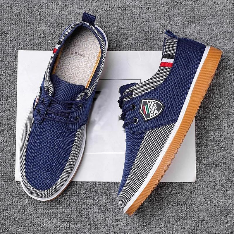 Large Size 39-47 Men Lace-up Casual Shoes Male Outdoor Sports Sneaker Father Jogging Shoes Walking Sneakres s