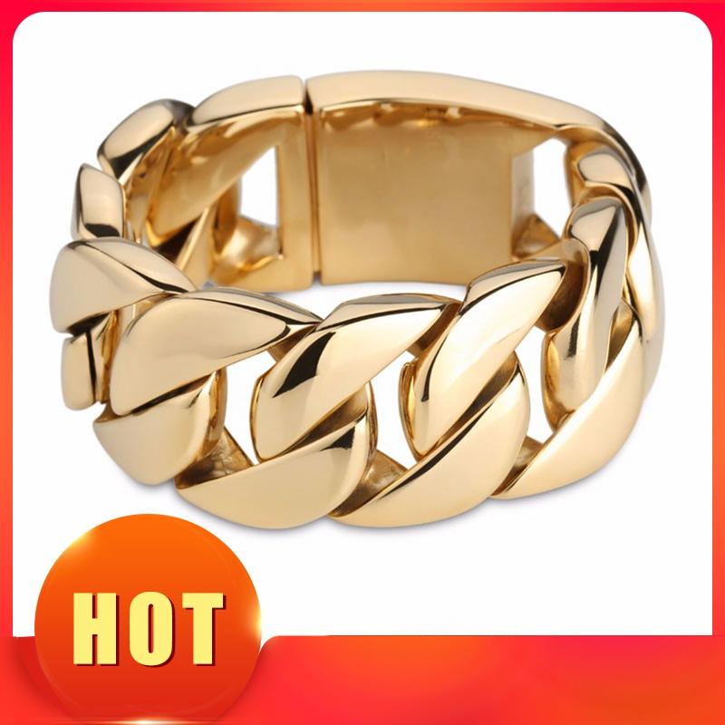 

31mm Punk Men s Women s Stainless Steel Heavy Larger Curb Cuban Chain 20cm